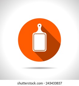 kitchen icon of cutting board