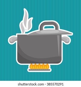 Kitchen icon design 