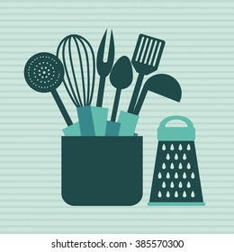 Kitchen icon design 