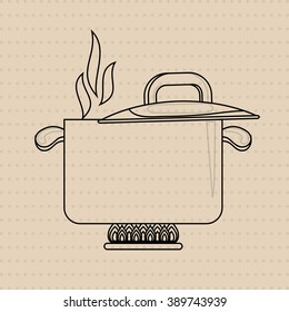 Kitchen icon design 