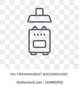 Kitchen icon. Kitchen design concept from Kitchen collection. Simple element vector illustration on transparent background.