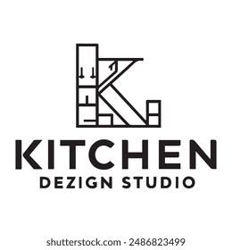 Kitchen icon design and logo