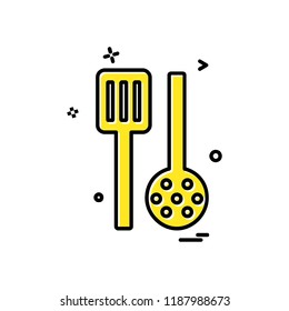 Kitchen icon design vector