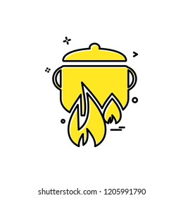 Kitchen icon design vector 