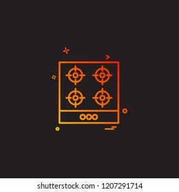 Kitchen icon design vector 