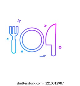Kitchen icon design vector 
