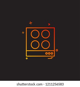 Kitchen icon design vector 