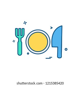 Kitchen icon design vector 