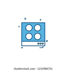 Kitchen icon design vector 
