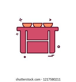 Kitchen icon design vector 