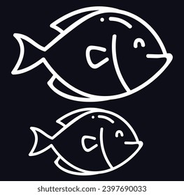 Kitchen icon doodle icon food icon with black background