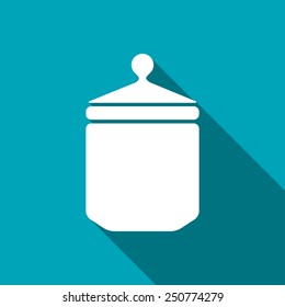 kitchen icon of jar