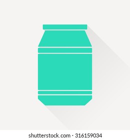 kitchen icon of jar