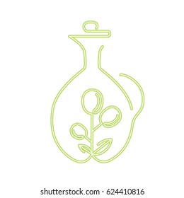 kitchen icon of oil bottle