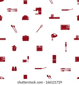 kitchen icon pattern eps10