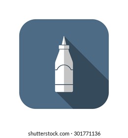 kitchen icon of sause bottle