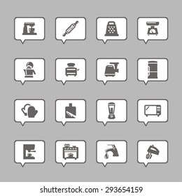 kitchen icon set