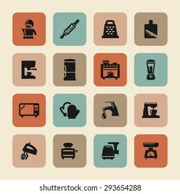 kitchen icon set