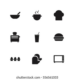 kitchen icon set.