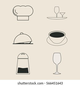 kitchen icon set