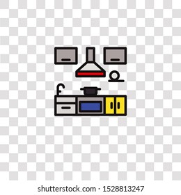 kitchen icon sign and symbol. kitchen color icon for website design and mobile app development. Simple Element from kitchen collection for mobile concept and web apps icon.
