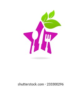 Kitchen icon star logo