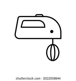 Juego de vectores de iconos de cocina. colección de signos de ilustraciones de cocina. símbolo o logotipo del mezclador.