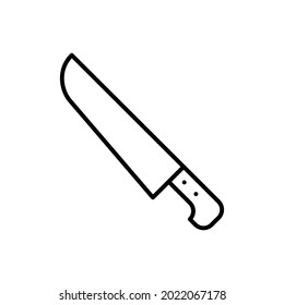 Juego de vectores de iconos de cocina. colección de signos de ilustraciones de cocina. símbolo de cuchillo o logotipo.