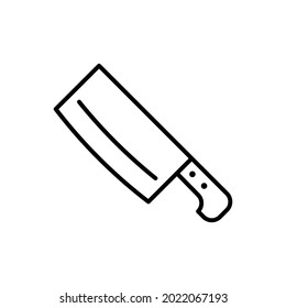Juego de vectores de iconos de cocina. colección de signos de ilustraciones de cocina. símbolo de cuchillo o logotipo.