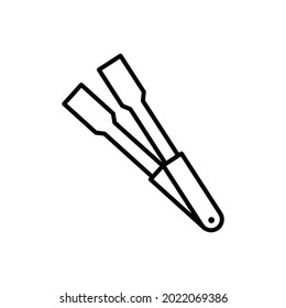 Kitchen icon vector. cooking illustration sign. scapula symbol or logo.