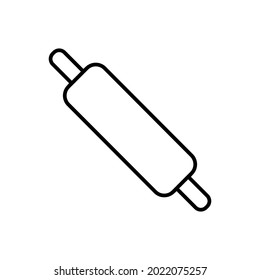 Kitchen icon vector. cooking illustration sign. rolling pin symbol or logo.