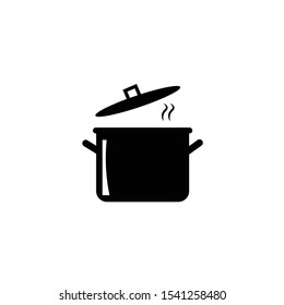 kitchen icon vector.pot hot icon vector concept eps10