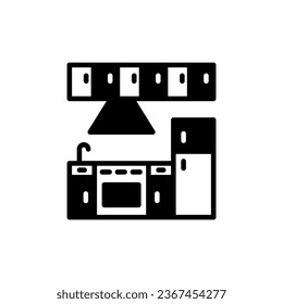 Kitchen icon in vector. Illustration