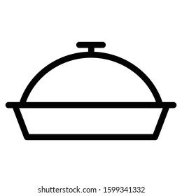 Kitchen icon vector illustration logo template for many purpose. Isolated on white background.
