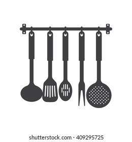 Kitchen icon Vector Illustration on the white background.