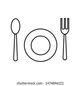 kitchen icon vector illustration template