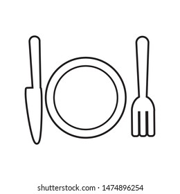 kitchen icon vector illustration template