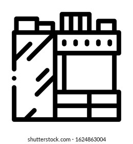 Kitchen Icon Vector. Outline Kitchen Sign. Isolated Contour Symbol Illustration
