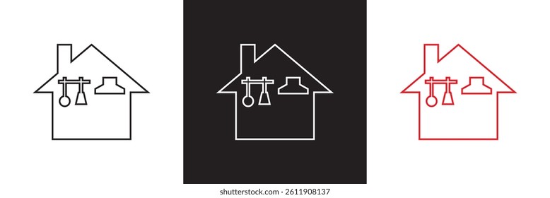  kitchen icon. Vector for websites, mobile interfaces, presentations, banner, visual branding etc. Vector illustration. EPS 10