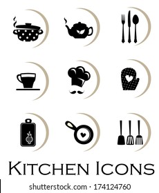 Kitchen Icons 260nw 174124760 