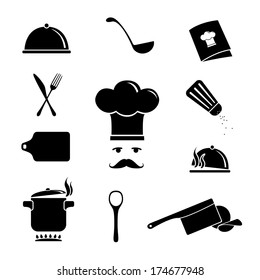 Kitchen Icons Set  for web