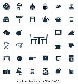 kitchen Icons Vector set