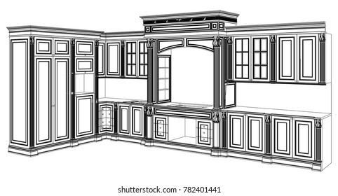 Kitchen Illustration Vector 15