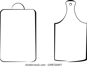 Kitchen items the cutting boards