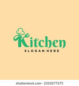 Vector de diseño del logotipo Kitchen K