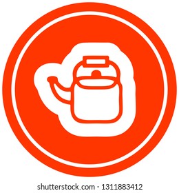Kreissymbol für Küchenkessel