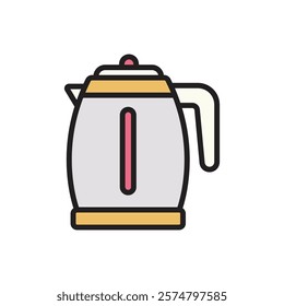 Kitchen Kettle Icon Vector Illustration