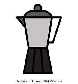 kitchen kettle isolated icon