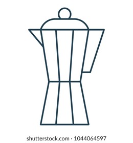 kitchen kettle isolated icon