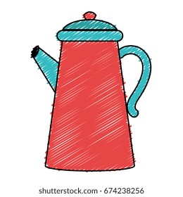 kitchen kettle isolated icon